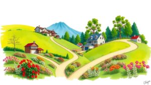 Terrain en pente